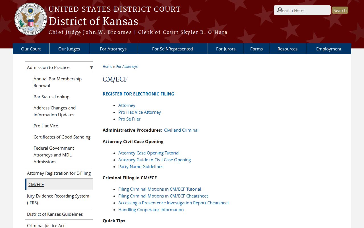Sheridan County Selden court records and federal CM ECF filing information